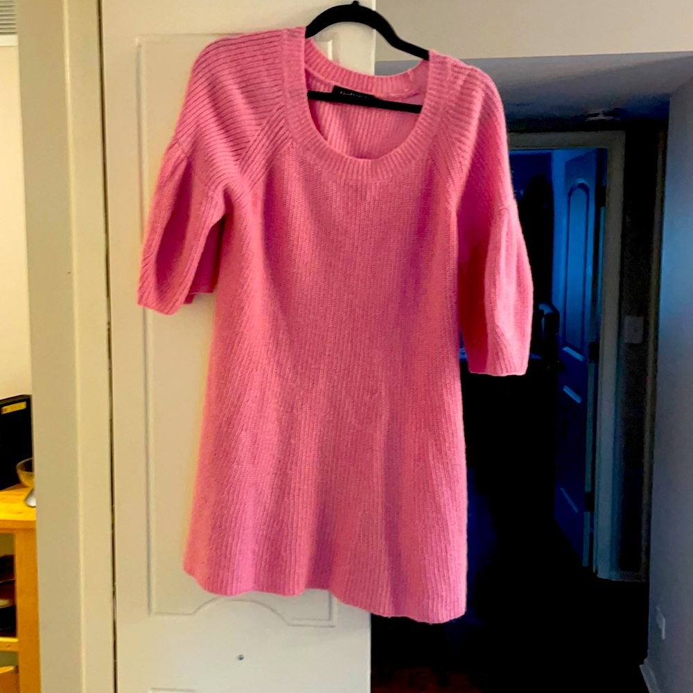 Balloon sleeve sweater